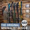 image:imageStoreYourBoard Lone Peak Ski Storage Rack and Wall Shelf Holds 5 Pairs of Skis and Poles Supports 300 lbs 46 in x 1375 in x 16 inSki Rack