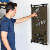 image:imageStoreYourBoard Pivot Panel Tool Storage Swivel Workshop Organizer for Wrenches Screwdrivers amp Sockets Metric amp Imperial Labeled Slots High Pine GreenHigh Pine Green