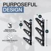 image:imageStoreYourBoard Skateboard Rack 3 Board Wall Storage Mount Home and GarageSkateboard