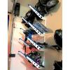 image:imageStoreYourBoard Ski amp Snowboard Rack Adjustable Wall Mount Rack Storage System for 4 Boards HeavyDuty Garage Wall Organizer for Ski amp Snowboards Snowboard  BlackWhite