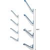 image:imageStoreYourBoard Ski amp Snowboard Rack Adjustable Wall Mount Rack Storage System for 4 Boards HeavyDuty Garage Wall Organizer for Ski amp Snowboards Snowboard  BlackWhite