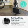 image:imageStoreYourBoard Telluride Ski Storage Rack  Freestanding Ski Rack for Garage or Home HeavyDuty Floor Ski Holder and Organizer Stand SpaceSaving Ski Storage Rack for 4 Pairs of Skis  BlackWide Ski  4 Pairs