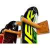 image:imageStoreYourBoard Timber Ski Wall Rack 4 Pairs of Skis Storage Wood Home and Garage Mount System Natural WoodNatural