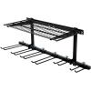 image:imageStoreYourBoard Tool Max Garage Storage Rack Shelf  Adjustable Wall Mount Garage Tool Organizer Heavy Duty Steel Tool Rack with Shelf Holds up to 300 lbs