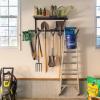 image:imageStoreYourBoard Tool Max Garage Storage Rack Shelf  Adjustable Wall Mount Garage Tool Organizer Heavy Duty Steel Tool Rack with Shelf Holds up to 300 lbs