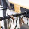 image:imageStoreYourBoard Tool Max Single Storage Rack Solid Wood and Steel Holds 50 lbs Wall Mount Home and Garage Hook Organizer and Hanger SmallLarge