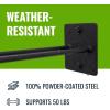 image:imageStoreYourBoard Tool Max Single Storage Rack Wall Mount Home and Garage Hook Steel Gear Organizer and HangerBlack