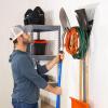 image:imageStoreYourBoard Tool Max Single Storage Rack Wall Mount Home and Garage Hook Steel Gear Organizer and HangerBlack