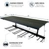 image:imageStoreYourBoard Tool Storage Rack  Heavy Duty Garage Tool Organizer Wall Mount for Garden Tools Rakes Shovels Garage Hooks Steel Gear Hanger Holds 300 lbsTool Rack  Shelf