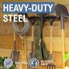 image:imageStoreYourBoard Tool Storage Rack  Heavy Duty Garage Tool Organizer Wall Mount for Garden Tools Rakes Shovels Garage Hooks Steel Gear Hanger Holds 300 lbsTool Rack
