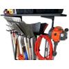 image:imageStoreYourBoard Tool Storage Rack  Heavy Duty Garage Tool Organizer Wall Mount for Garden Tools Rakes Shovels Garage Hooks Steel Gear Hanger Holds 300 lbsTool Rack  Shelf
