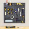 image:imageMetal Pegboard Power Tool Organizer Garage Wall Storage 3 Panel Pegboard Wall Mount Organizer Includes 20 Storage Attachments Solid Steel Holds 450 lbs 51 in x 32 in2 Panel