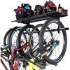 image:imageStoreYourBoard Bike Storage Rack with Shelf  Heavy Duty Garage Bike Storage Rack for 5 Bicycles Adjustable Vertical Bike Rack Bike Rack Shelf for Helmets amp Gear Holds 300 lbs5 Bike Rack  Shelf
