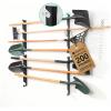 image:imageStoreYourBoard Horizontal Shed Tool Organizer  Garage Organization Wall Mount Tool Storage Rack  Heavy Duty Steel Tool Organizers and Storage for Shovels Rakes Brooms Mops  Holds Up to 200 lbs