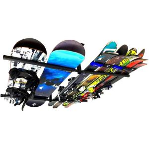 image:imageStoreYourBoard Adjustable Ski and Snowboard Ceiling Rack Overhead Storage Mount Double SidedDouble Sided