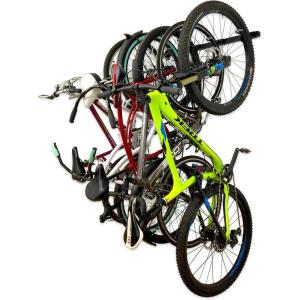 image:imageStoreYourBoard Bike Storage Rack with Shelf  Heavy Duty Garage Bike Storage Rack for 5 Bicycles Adjustable Vertical Bike Rack Bike Rack Shelf for Helmets amp Gear Holds 300 lbs5 Bike Rack
