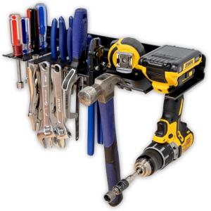 image:imageStoreYourBoard Garage Hand Tool Organizer Drill Screw Driver and Wrench Sets Hammer Pliers Wall Mount Storage Tool Tray Heavy Duty Steel