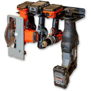 image:imageStoreYourBoard Power Tool Organizer Wall Mount Garage Storage Rack Solid SteelPower Tool Organizer