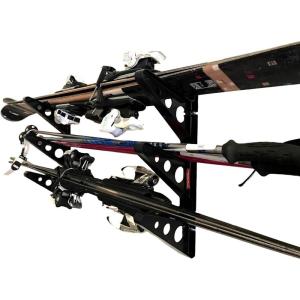 image:imageStoreYourBoard Ski Rack  HeavyDuty Horizontal Ski Wall Mount amp Snowboard Wall Mount for Garage Wall Shelving  Snowboards amp Gear MultiSport Skateboard Organizer  Skiing Accessories  Holds 3 Pair