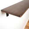 image:imageKingsley 8 or 12 Inch Heavy Duty Wood Shelf and Bracket Kit Set of 4 brackets with Home and Garage Wall Shelves Holds 100 lbs per shelf 38 wide x 34 thick dark stained Rubber Wood 4 x 124 x 12