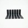 image:imageKingsley 8 or 12 Inch Heavy Duty Wood Shelf and Bracket Kit Set of 4 brackets with Home and Garage Wall Shelves Holds 100 lbs per shelf 38 wide x 34 thick dark stained Rubber Wood 4 x 124 x 8