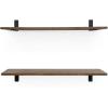 image:imageKingsley DIY Heavy Duty Home Wall Shelf Brackets Set of 6 or 12 for 4 to 12 DIY in Home and Garage Wall Shelves Holds 100 lbs per Shelf Solid Steel Universal Stud Fit 12 4 x 8 Brackets4 x 12 Brackets