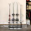 image:imageStoreYourBoard Freestanding Wasatch Ski Rack Universal Ski Holders Holds 4 Pairs of Skis amp Ski Poles Storage Rack for Garage Fits All Skis