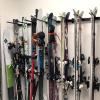 image:imageStoreYourBoard Solitude Ski Storage Rack Wall Mount Organizer with Shelf option Holds 10 Pairs of Skis Heavy Duty Supports 300 lbs 1