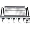 image:imageStoreYourBoard Solitude Ski Wired Storage Rack and Shelf Wall Mount Organizer Holds 10 Pairs of Skis and Accessories Heavy Duty Supports 300 lbs