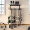 image:imageStoreYourBoard Solitude Ski Wired Storage Rack and Shelf Wall Mount Organizer Holds 10 Pairs of Skis and Accessories Heavy Duty Supports 300 lbs