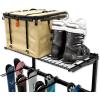 image:imageStoreYourBoard Solitude Ski Wired Storage Rack and Shelf Wall Mount Organizer Holds 10 Pairs of Skis and Accessories Heavy Duty Supports 300 lbs