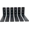 image:imageKingsley DIY Heavy Duty Home Wall Shelf Brackets Set of 6 or 12 for 4 to 12 DIY in Home and Garage Wall Shelves Holds 100 lbs per Shelf Solid Steel Universal Stud Fit 12 4 x 8 Brackets4 x 8 Brackets