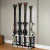 image:imageStoreYourBoard Freestanding Wasatch Ski Rack Universal Ski Holders Holds 4 Pairs of Skis amp Ski Poles Storage Rack for Garage Fits All Skis