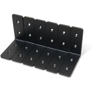 image:imageKingsley DIY Heavy Duty Home Wall Shelf Brackets Set of 6 or 12 for 4 to 12 DIY in Home and Garage Wall Shelves Holds 100 lbs per Shelf Solid Steel Universal Stud Fit 12 4 x 8 Brackets4 x 4 Brackets