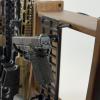 image:imageForge Freestanding 5 Gun Rack  Vertical Rifle Wall Mount for Long Arm and Short Barrel Rifles amp Shotguns Rubberwood amp Steel Gun Rack Wall Mount Gun Storage for Garage Home Office or Shop