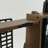 image:imageForge Freestanding 5 Gun Rack  Vertical Rifle Wall Mount for Long Arm and Short Barrel Rifles amp Shotguns Rubberwood amp Steel Gun Rack Wall Mount Gun Storage for Garage Home Office or Shop