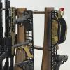 image:imageForge Freestanding 5 Gun Rack  Vertical Rifle Wall Mount for Long Arm and Short Barrel Rifles amp Shotguns Rubberwood amp Steel Gun Rack Wall Mount Gun Storage for Garage Home Office or Shop