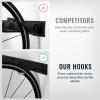 image:imageStoreYourBoard Bike Storage Rack 4 Bike Racks for Garage Solid Steel Extra Heavy Duty BLAT Bike Rack  Garage Wall Mounted Bicycle Storage Up to 200lbs 32inchXLarge
