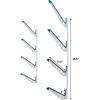 image:imageStoreYourBoard Ski amp Snowboard Rack Adjustable Wall Mount Rack Storage System for 4 Boards HeavyDuty Garage Wall Organizer for Ski amp Snowboards Ski  BlackWhite