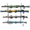 image:imageStoreYourBoard Ski amp Snowboard Rack Adjustable Wall Mount Rack Storage System for 4 Boards HeavyDuty Garage Wall Organizer for Ski amp Snowboards Ski  BlackBlack