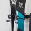 image:imageStoreYourBoard Teal Triangle Freestanding Ski Storage Rack for Garage 5 Ski and Pole Organizer Floor Stand Heavy Duty Fully Adjustable for AllMountain Wide Powder and Backcountry Skis