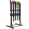 image:imageStoreYourBoard Teal Triangle Freestanding Ski Storage Rack for Garage 5 Ski and Pole Organizer Floor Stand Heavy Duty Fully Adjustable for AllMountain Wide Powder and Backcountry Skis