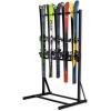 image:imageStoreYourBoard Teal Triangle Freestanding Ski Storage Rack for Garage 5 Ski and Pole Organizer Floor Stand Heavy Duty Fully Adjustable for AllMountain Wide Powder and Backcountry Skis