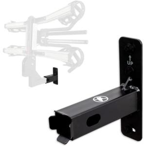 image:imageStoreYourBoard Hitch Wall Mount  Heavy Duty 2 Bike and Cargo Rack Hanging Garage Organizer Trailer Hitch Receiver Storage Wall Mount Hitch Holder Holds 175 lbs125 inch