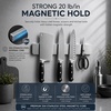 image:imageStoreYourBoard Black Magnetic Knife Holder for Wall  16 Matte Black Magnetic Knife Strip for Kitchen  Modern Kitchen Knife Holder with 20 lbin Magnetic Strength  Kitchen Knife Holder Wall MountedStainless Steel
