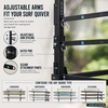 image:imageStoreYourBoard Freestanding Surfboard Rack Holds 8 Boards AllinOne Surf Storage with Wetsuit Drying Rail Accessory Hooks