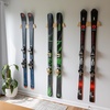 image:imageStoreYourBoard Horizontal Wood Ski Rack Wall Mount  Heavy Duty Ski Wall Mount Organizer SpaceSaving Ski Holders for Wall Display Durable Skis Rack for Garage Home or Cabin  Natural Wood LargeL