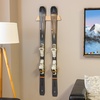 image:imageStoreYourBoard Horizontal Wood Ski Rack Wall Mount  Heavy Duty Ski Wall Mount Organizer SpaceSaving Ski Holders for Wall Display Durable Skis Rack for Garage Home or Cabin  Natural Wood LargeL