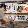 image:imageStoreYourBoard Power Tool Organizer Kit Holds Drills and Power Tools Shelf Wall Mount Garage Storage RackPower Tool Organizer Kit