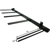 image:imageStoreYourBoard Solitude Ski Storage Rack Wall Mount Organizer with Shelf option Holds 10 Pairs of Skis Heavy Duty Supports 300 lbs